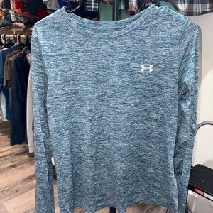 Under Armour Teal Heather Long Sleeve Top